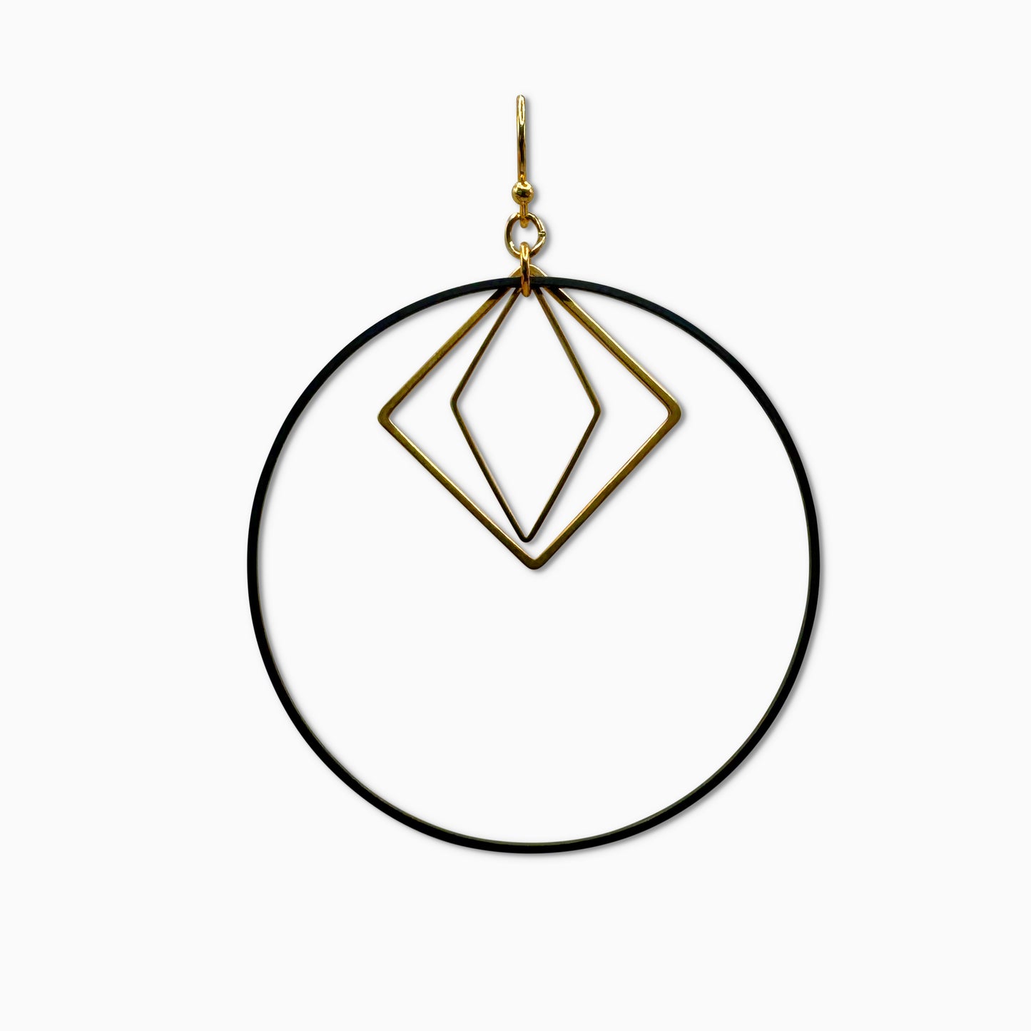 Circle Chain Earrings by OSF