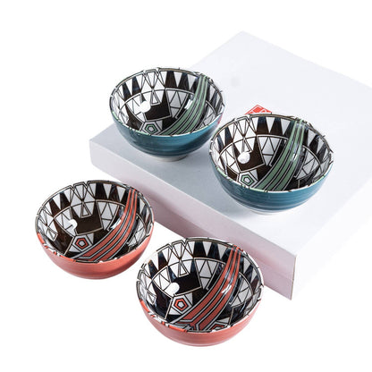 Frank Lloyd Wright Imperial Hotel "Peacock" Bowl Set