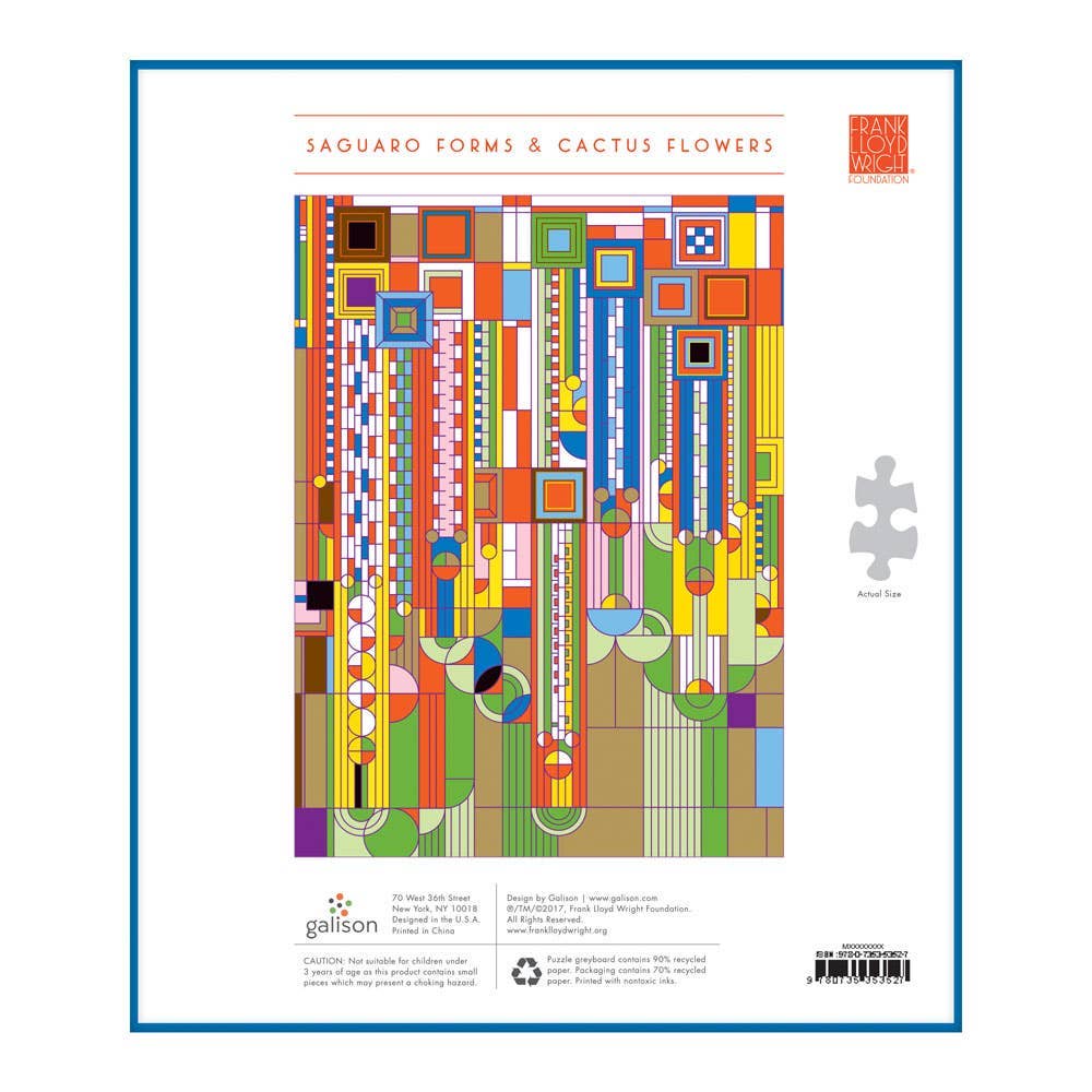 Frank Lloyd Wright Saguaro Puzzle