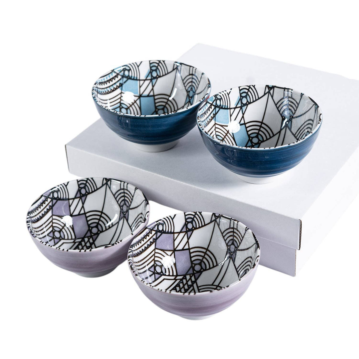 Frank Lloyd Wright "April Showers" Bowl Set