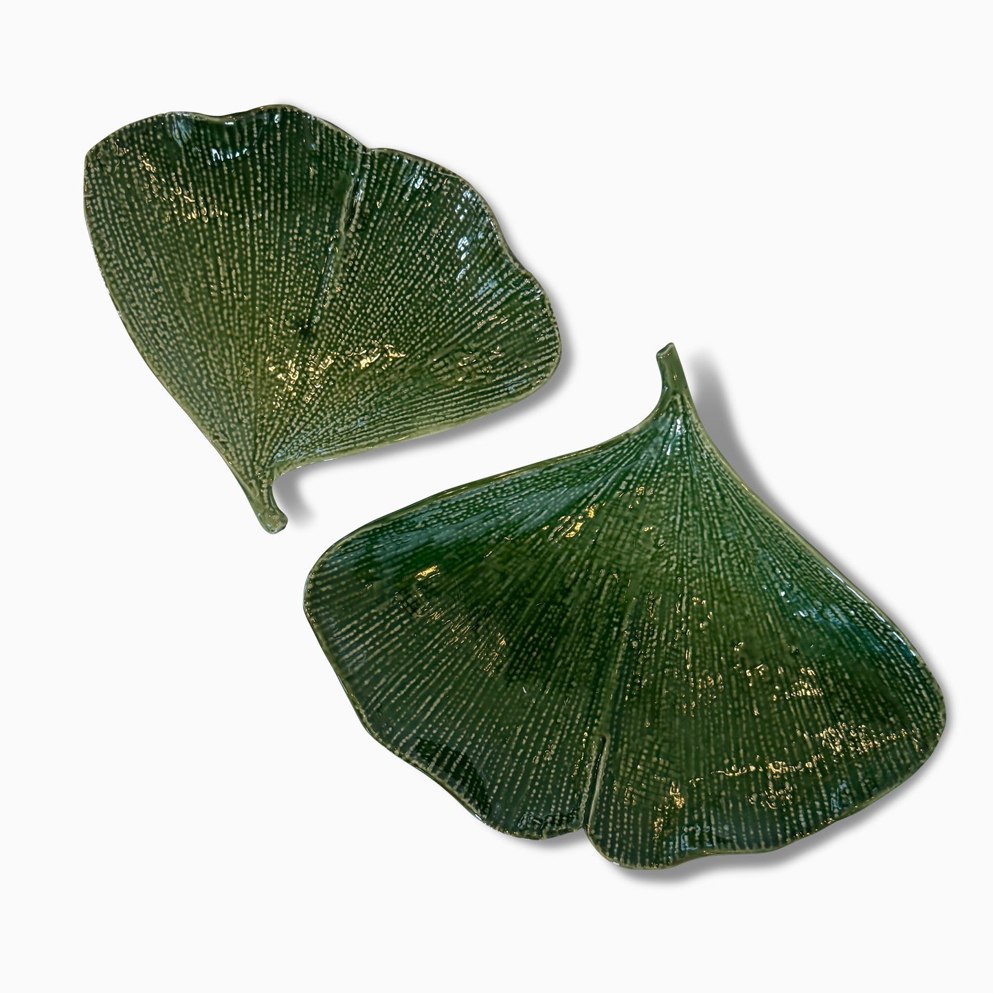 Gingko Leaf Plate Duo
