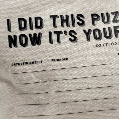 Pass-It-On Puzzle Pouch