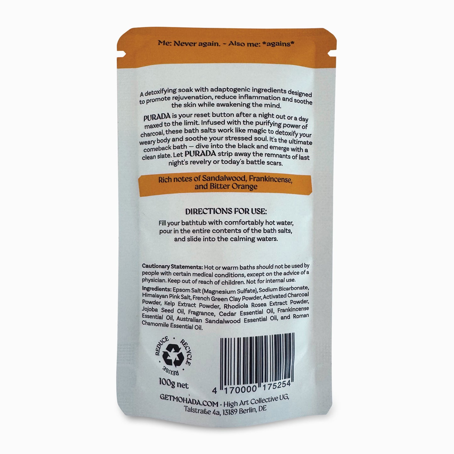 Mohada Adaptogenic Bath Salts