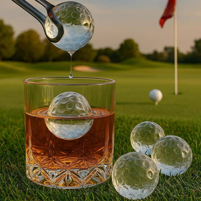 Golf Ball Whiskey Coolers Gift Set