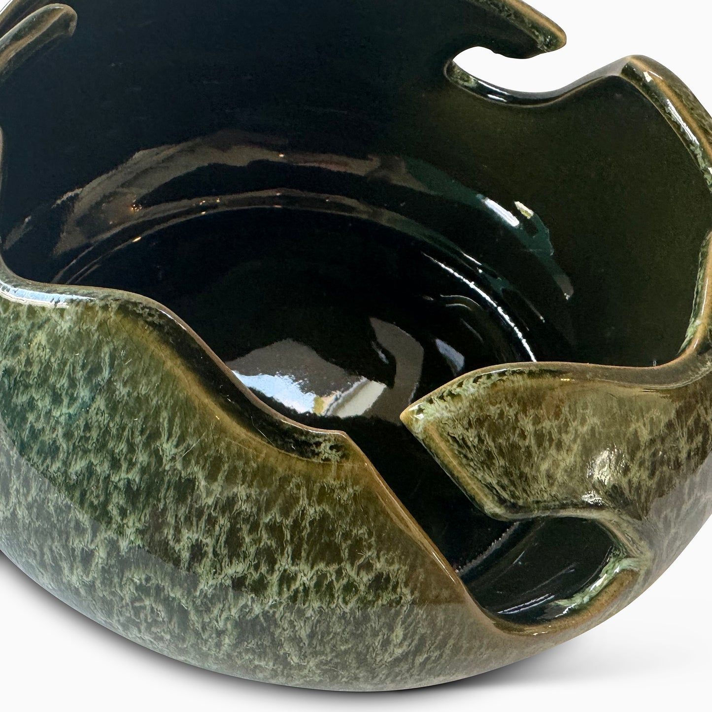 Organic Shaped Stoneware Bowl