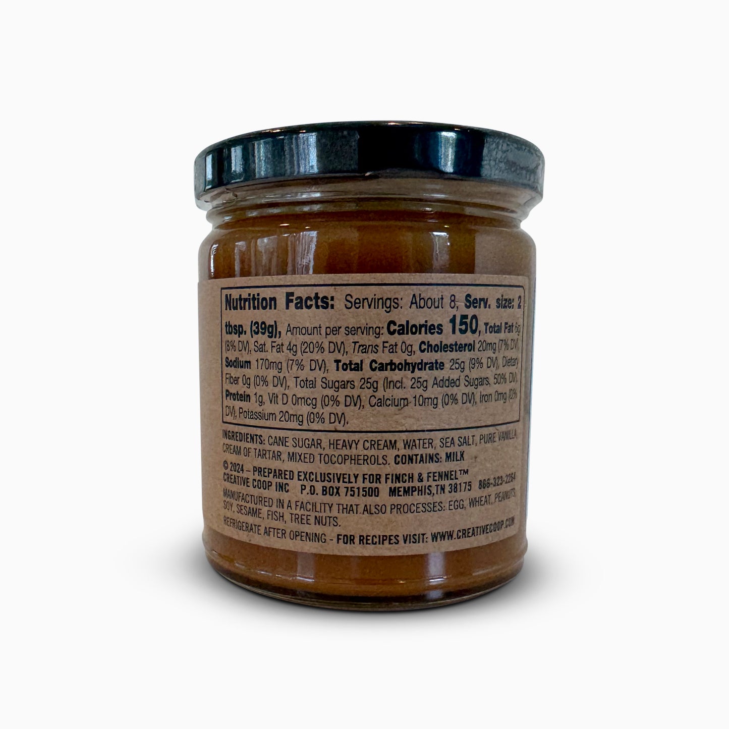 Finch + Fennel Sea Salt Caramel Sauce