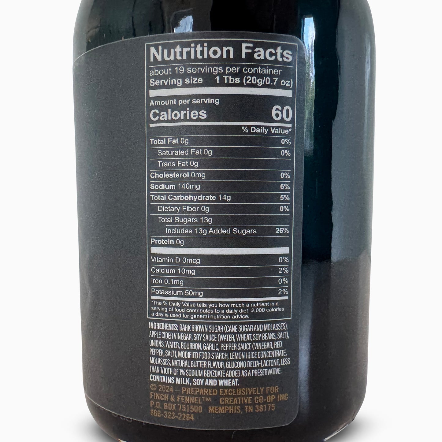 Finch + Fennel Sweet Bourbon Grilling Sauce