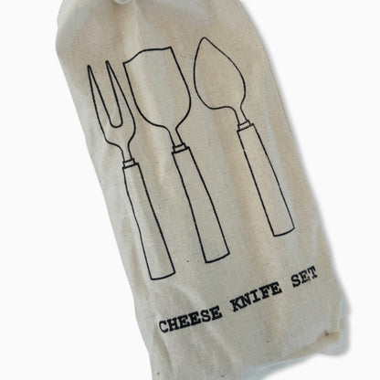 Stainless Steel Cheese Knives with Marbled handles