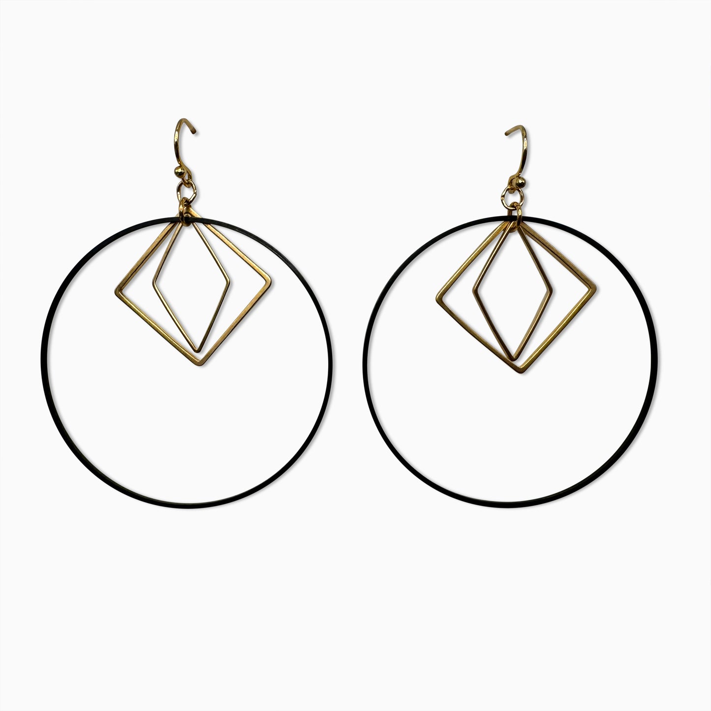 Circle Chain Earrings by OSF