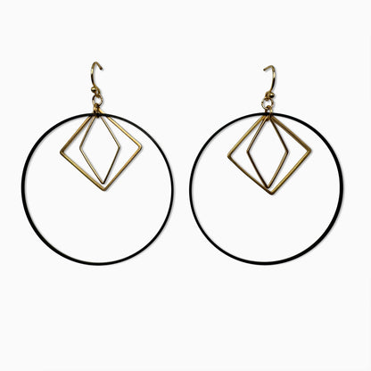 Circle Chain Earrings by OSF