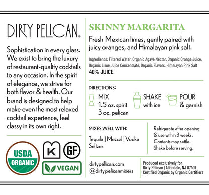 Dirty Pelican Skinny Classic Margarita