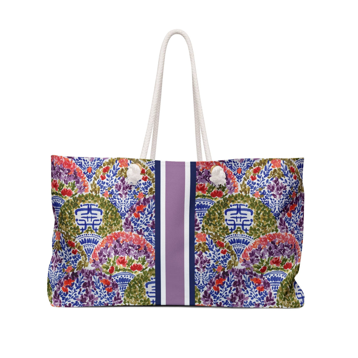 Mahjong Tote by Britt Mills