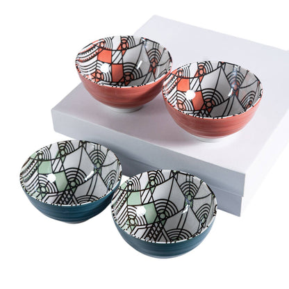 Frank Lloyd Wright "April Showers" Bowl Set