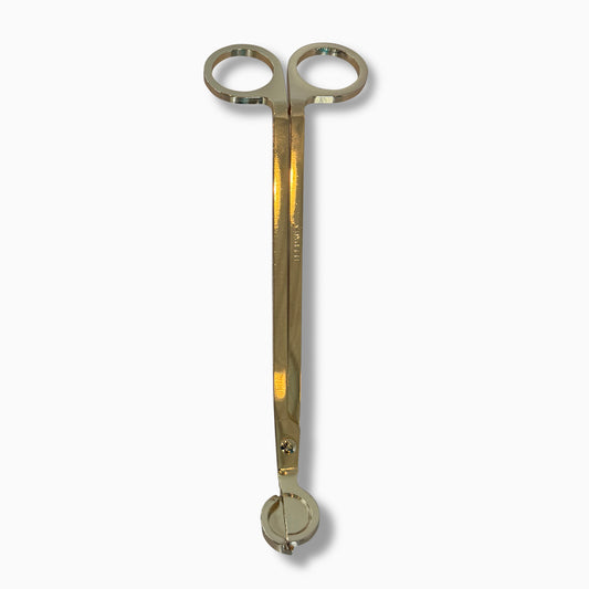 Candle wick trimmer, gold