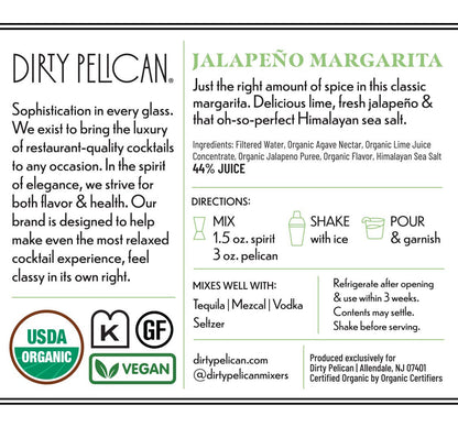 Dirty Pelican Jalapeño Margarita
