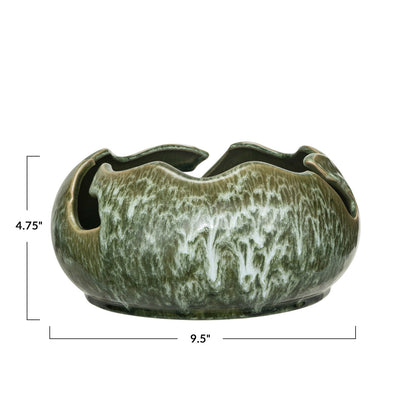 Organic Shaped Stoneware Bowl
