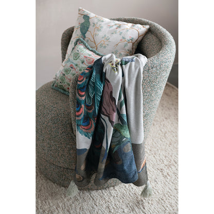 Peacock Garden Throw