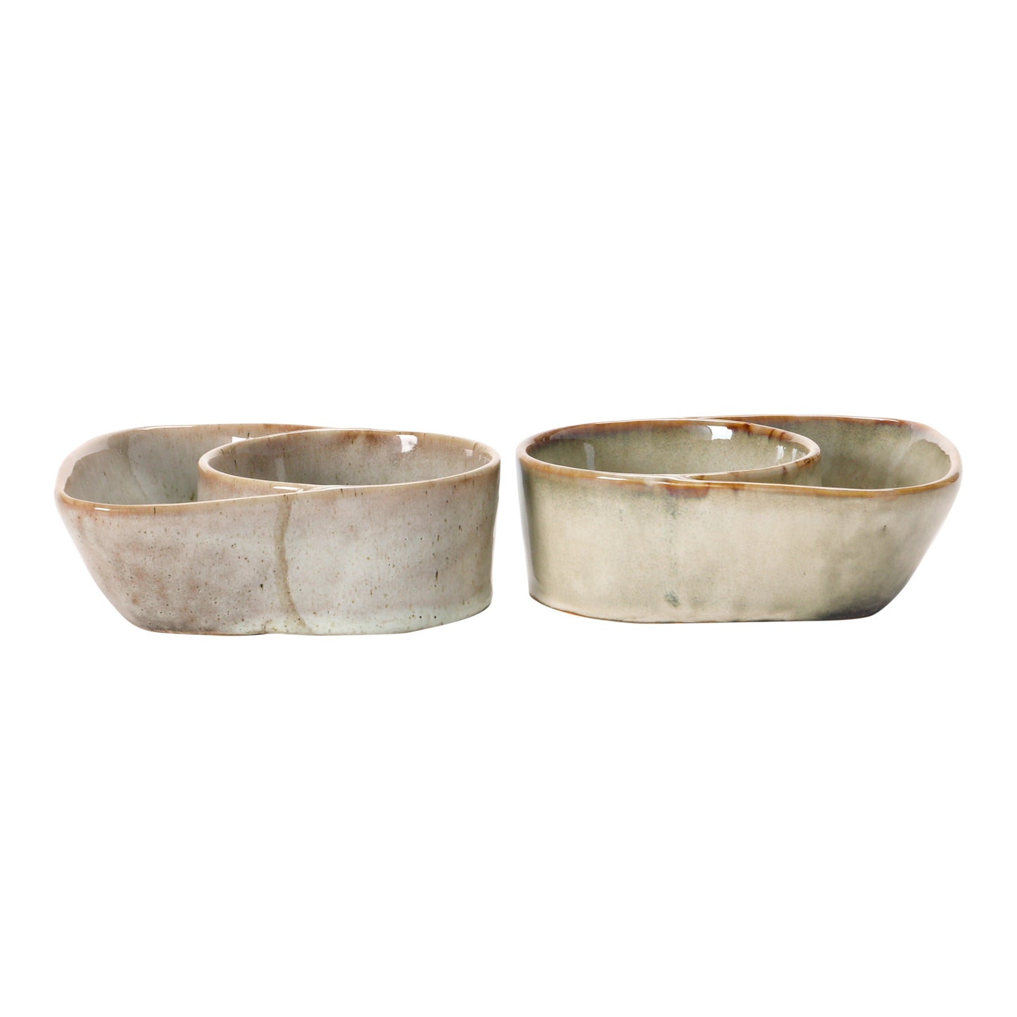 Stoneware Cracker & Soup Bowl set