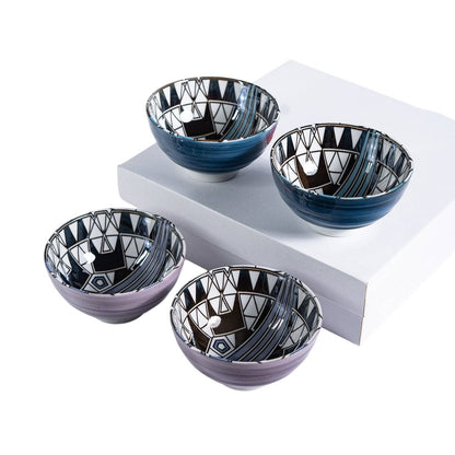 Frank Lloyd Wright Imperial Hotel "Peacock" Bowl Set