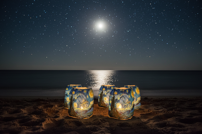 Modgy Starry Night Luminaries - Beach at Night