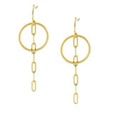 Circle Chain Earrings by OSF